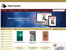 Tablet Screenshot of ebabilyayinlari.com